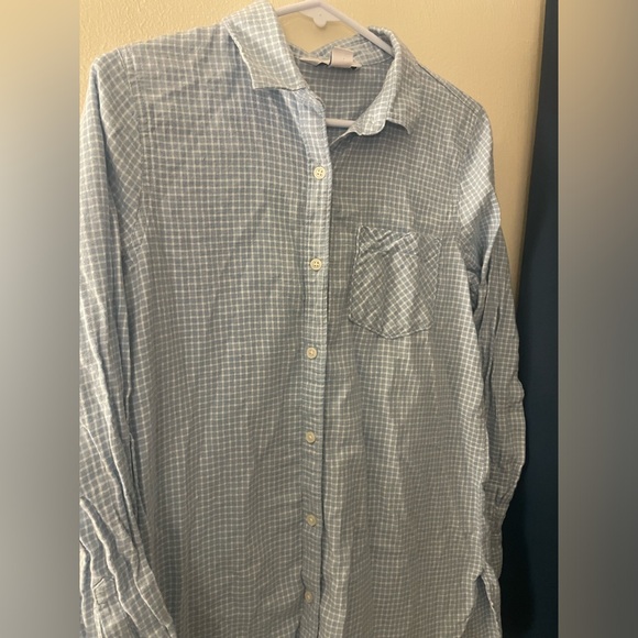 Soft Tunic Plaid Button Down The Tunic Shirt/Flannel - Picture 5 of 6